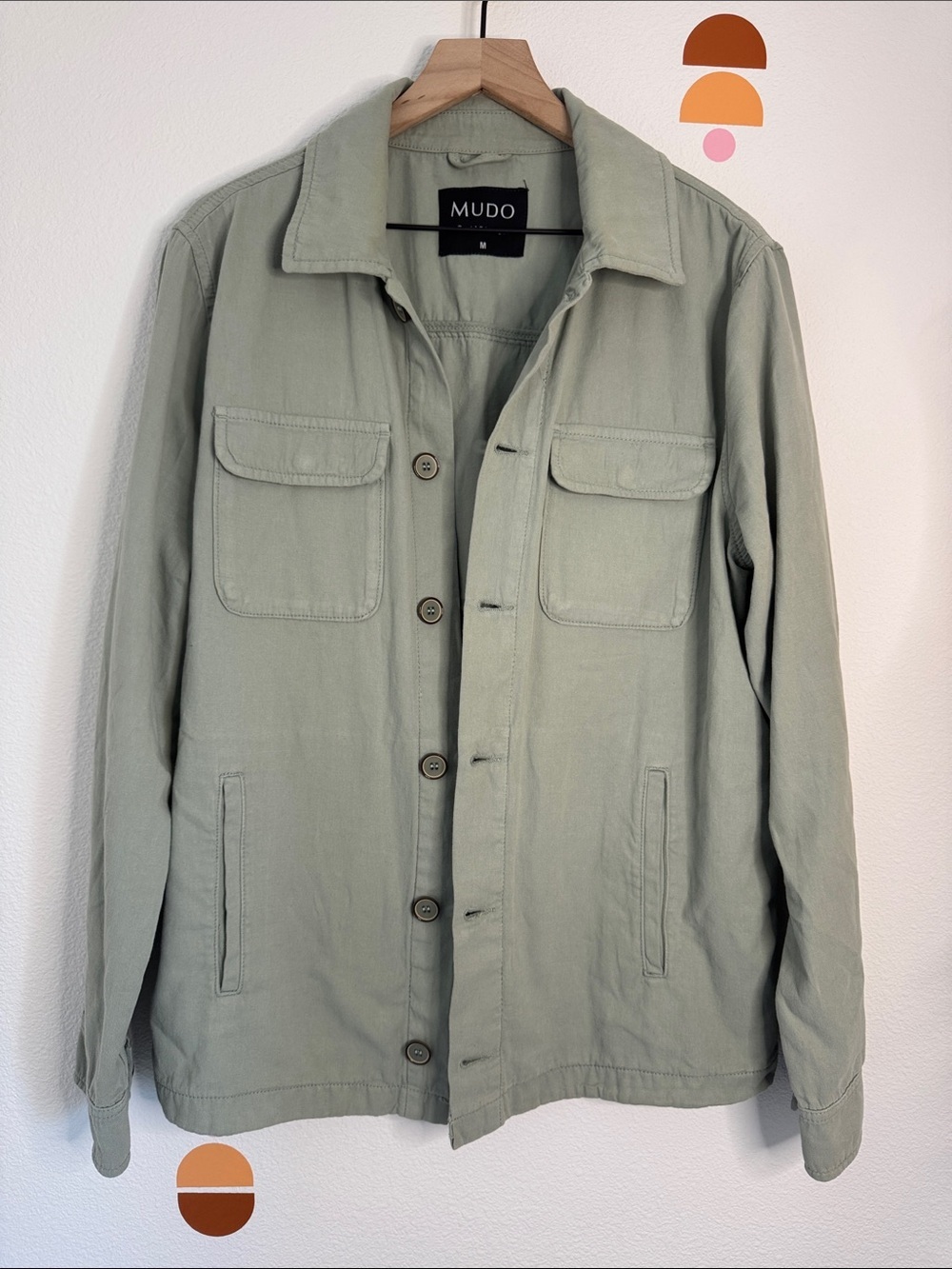 Light Olive Military Field Jacket - Men's Utility Coat N0251